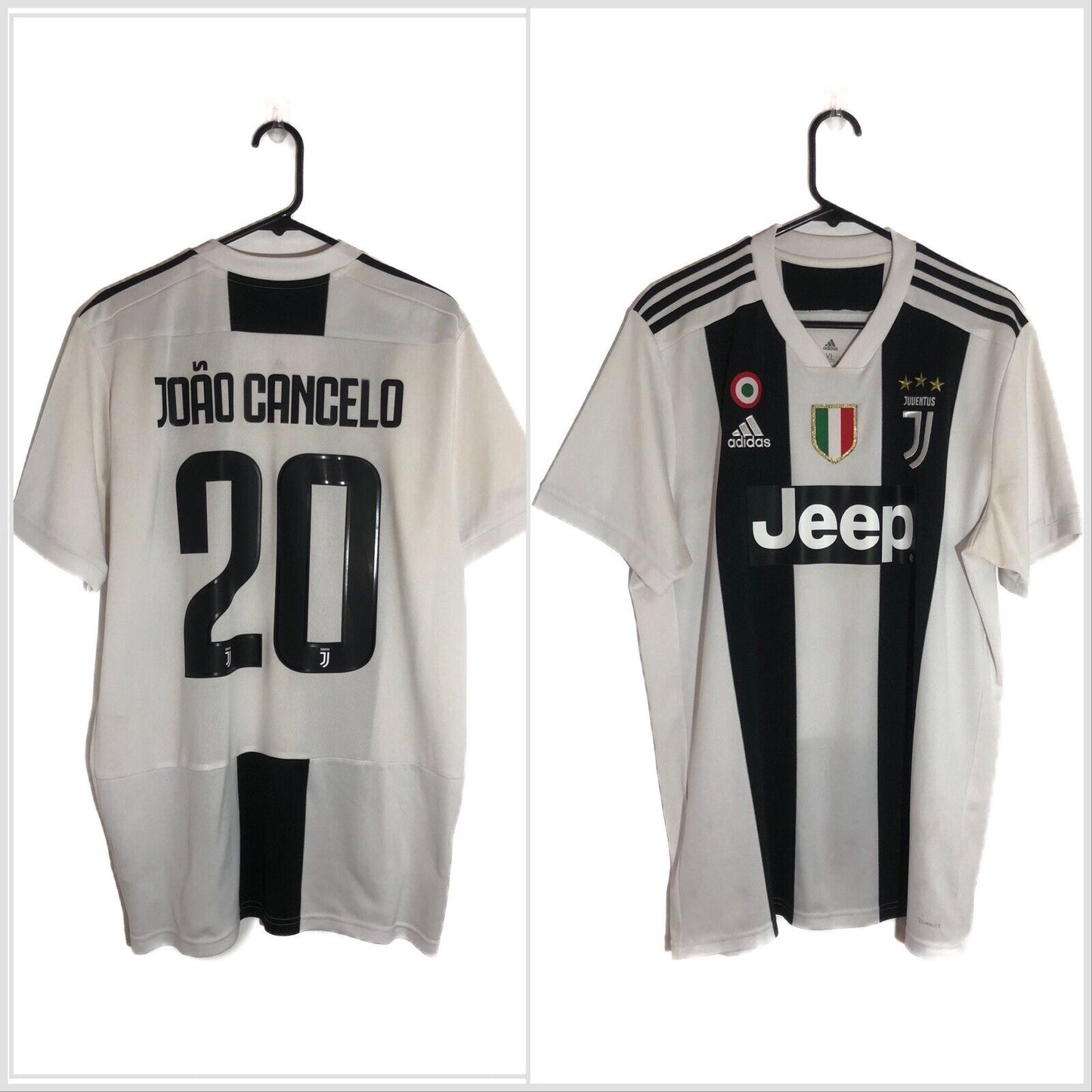 Joao Cancelo 20 Juventus 2018 19 Xl Home Shirt Excellent Condition Cf3489