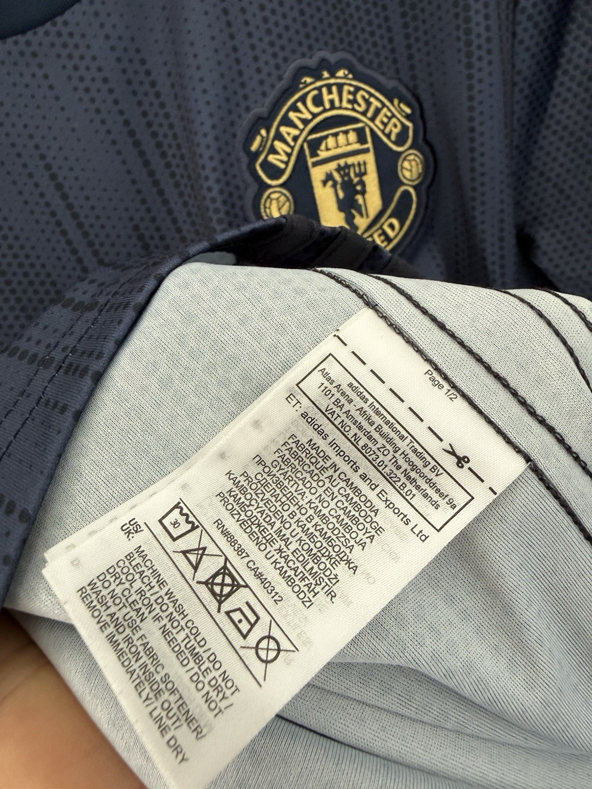 Manchester United Rashford #10 2018/19 Small 3rd Excellent Condition DP6022