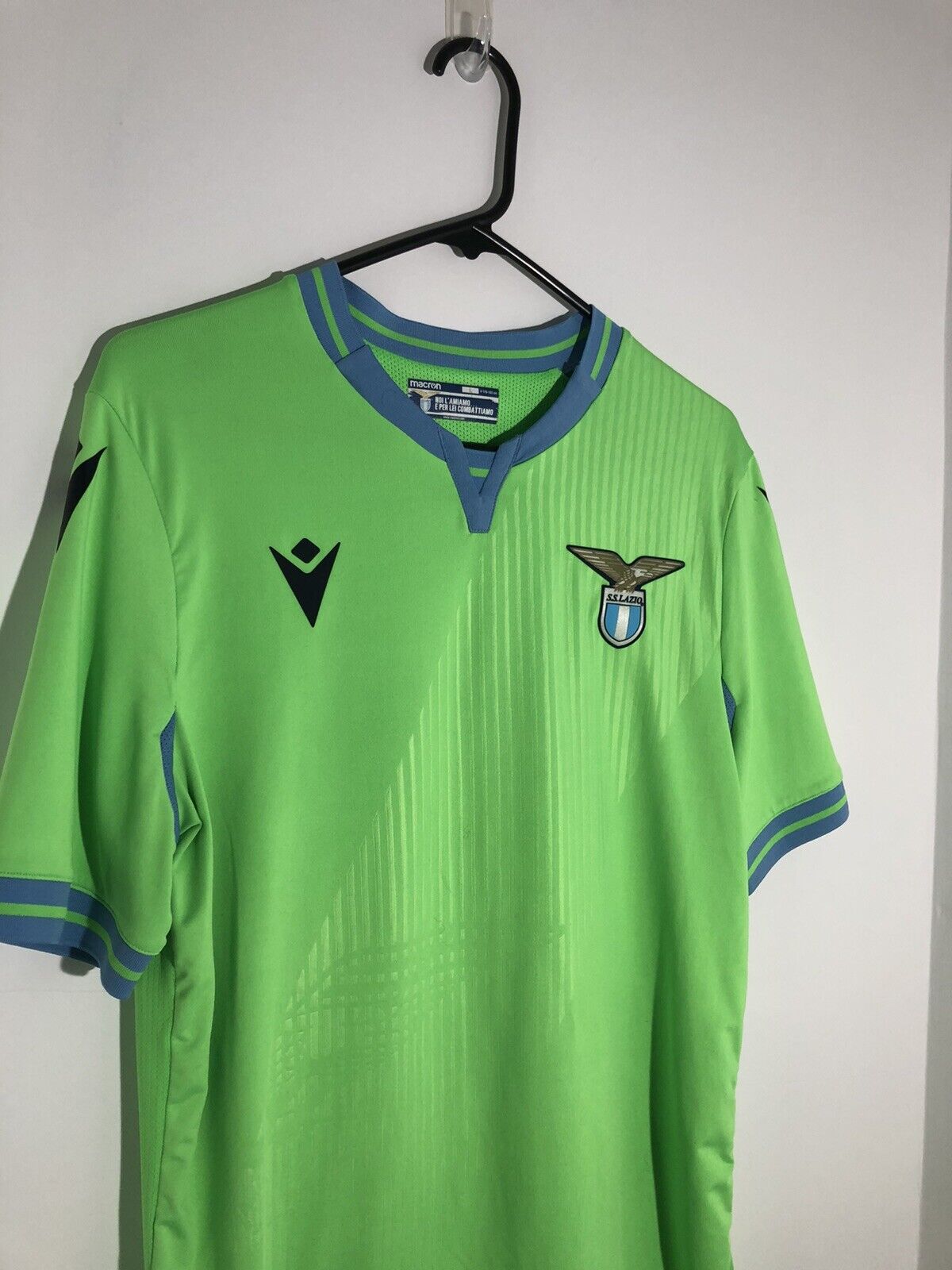Lazio 2019 20 Away Large Shirt Macron Excellent Condition