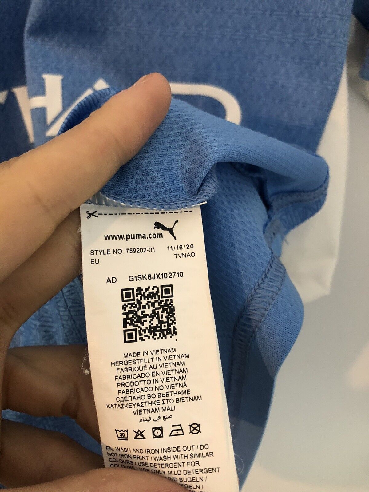 Foden 47 Manchester City 2021 22 Small Home Shirt Excellent Condition 759202 01