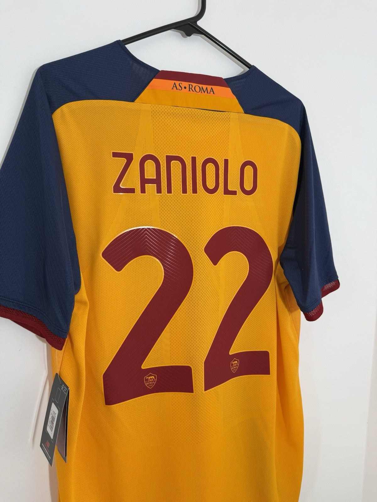 AS Roma Zaniolo #22 2021/22 XL 3rd Shirt New Balance BNWT MT130222