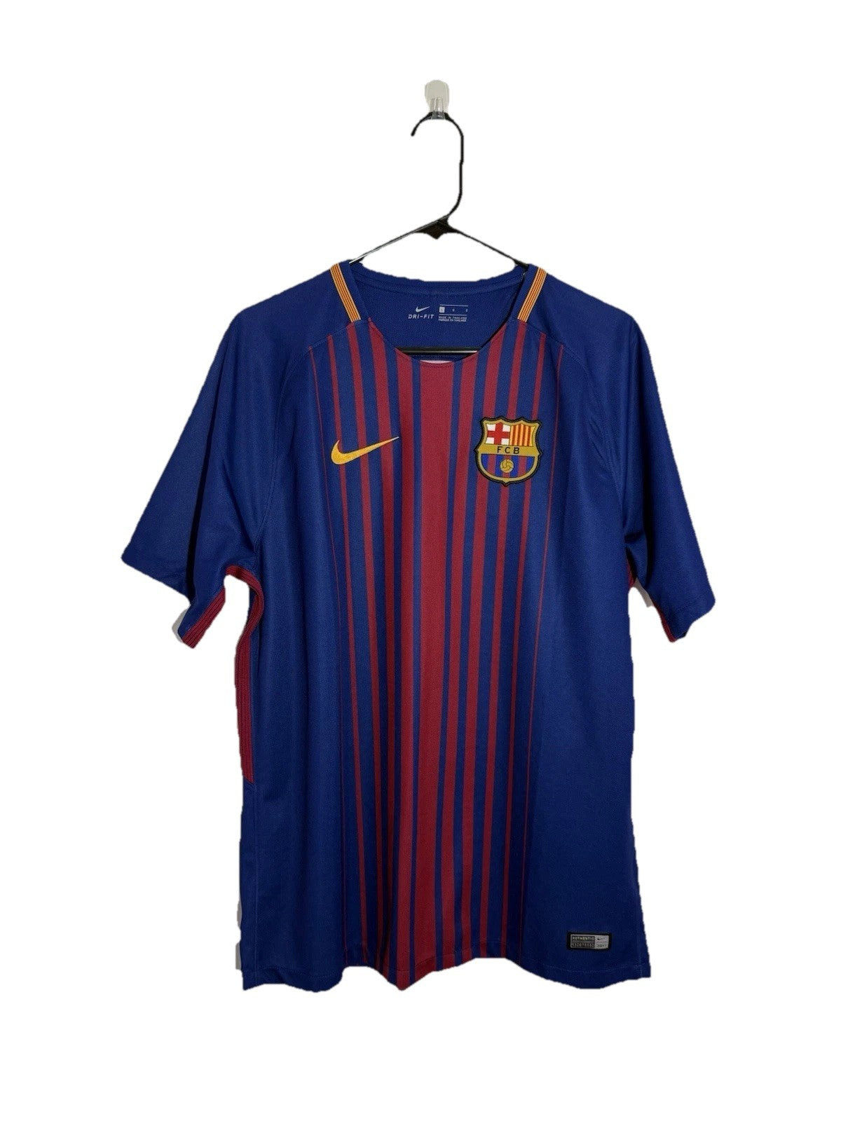 Barcelona O. Dembele #11 2017/18 Large Home Shirt Excellent Condition 847255-460