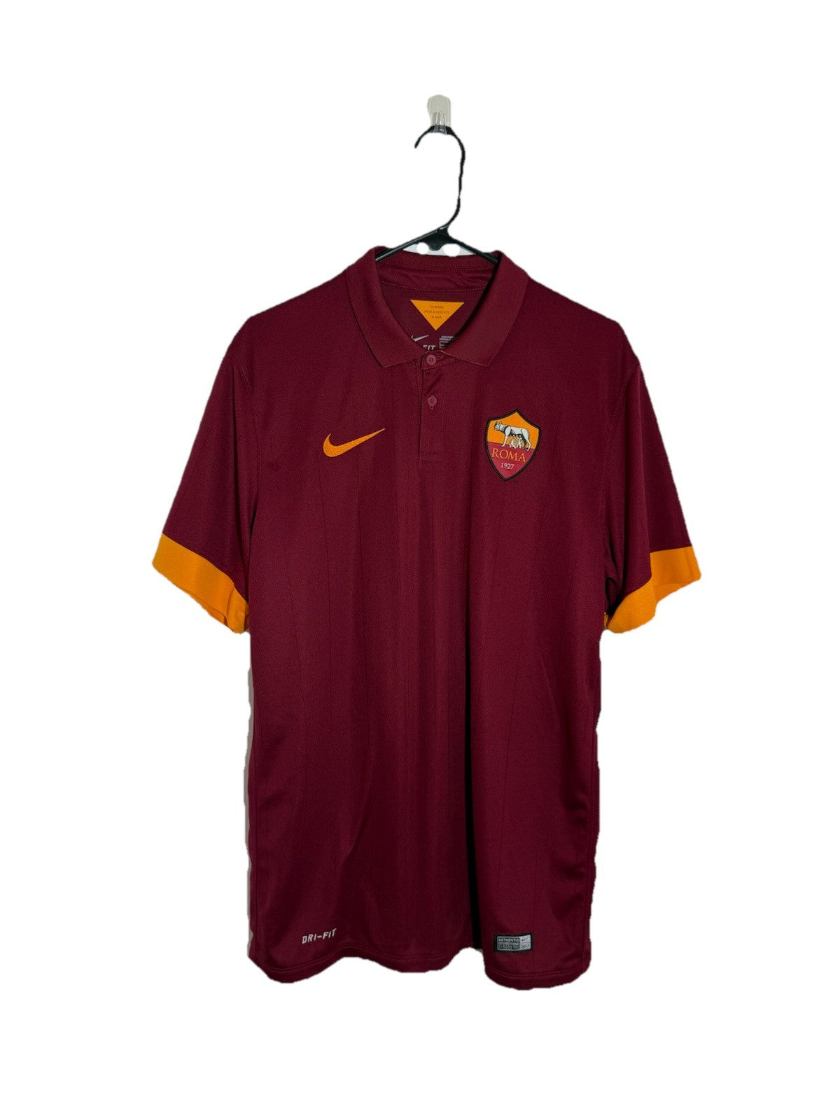 AS Roma Totti #10 2014/15 Large Home Shirt BNWT 635811-678