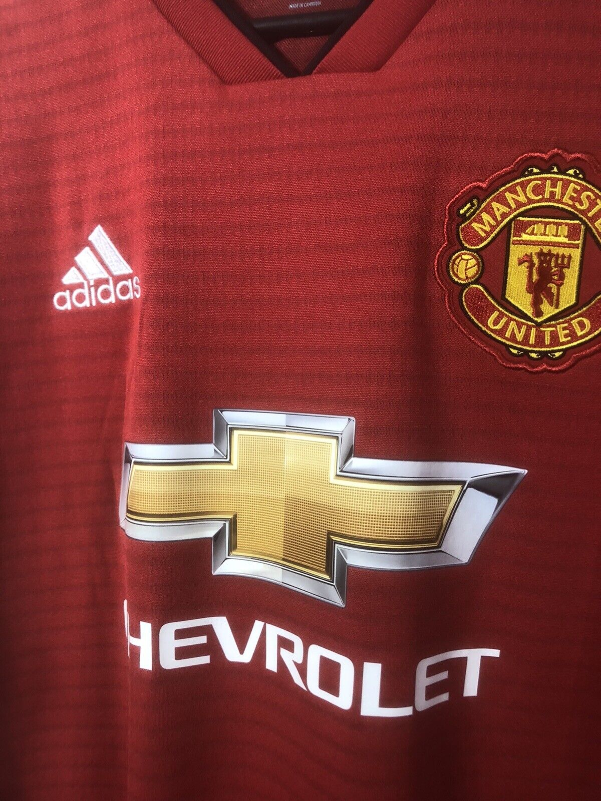Rashford 10 Manchester United Medium 2018 19 Home Excellent Condition Cg0040