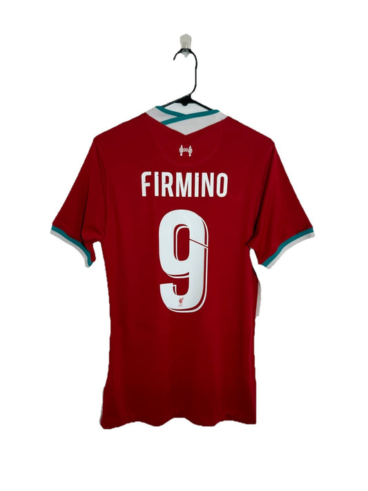 Liverpool Firmino #9 2020/21 Medium Home Shirt Excellent Condition CZ2636-687