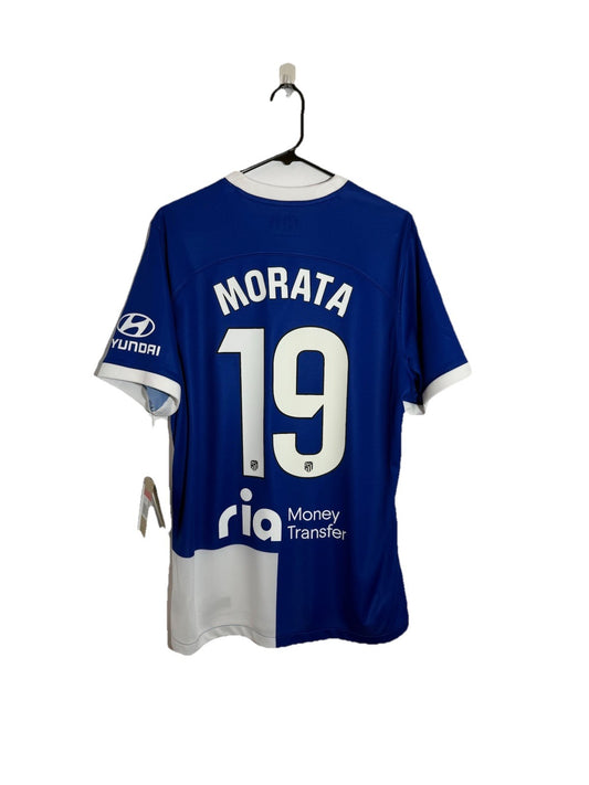Atletico Madrid Morata #19 2023/24 Large 3rd Shirt BNWT DX2679-418