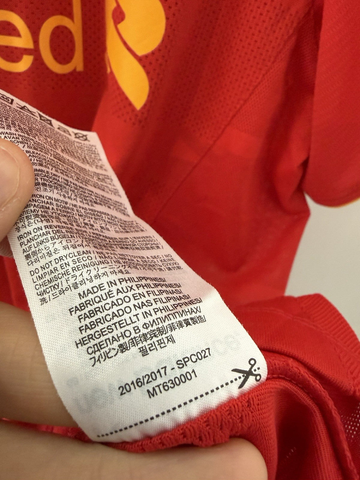 Liverpool Skrtel #37 2016/17 Medium Home Shirt Excellent Condition MT630001