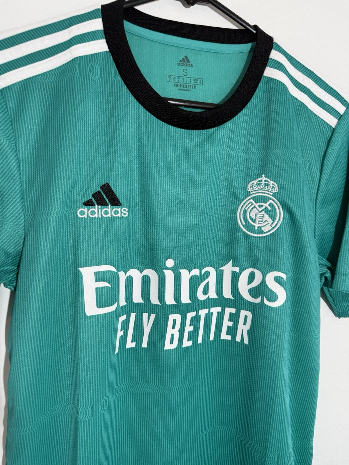 Real Madrid Hazard #7 2021/22 Small 3rd Shirt BNWT H40951