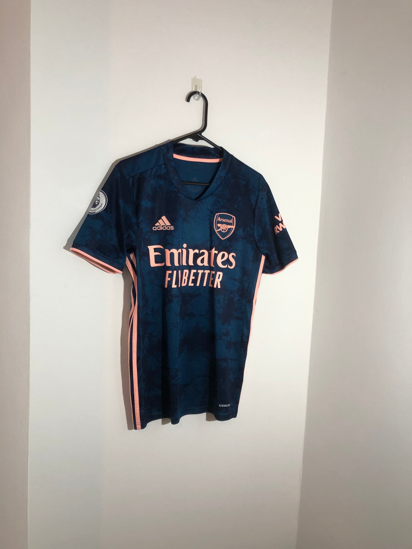 Tierney #3 Arsenal 2020/21 Small 3rd Shirt Adidas Excellent Condition GH6653