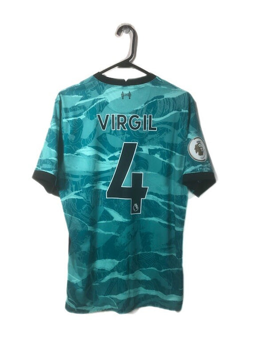Liverpool Virgil #4 2020/21 Medium Away Nike Excellent Condition CZ2635-354