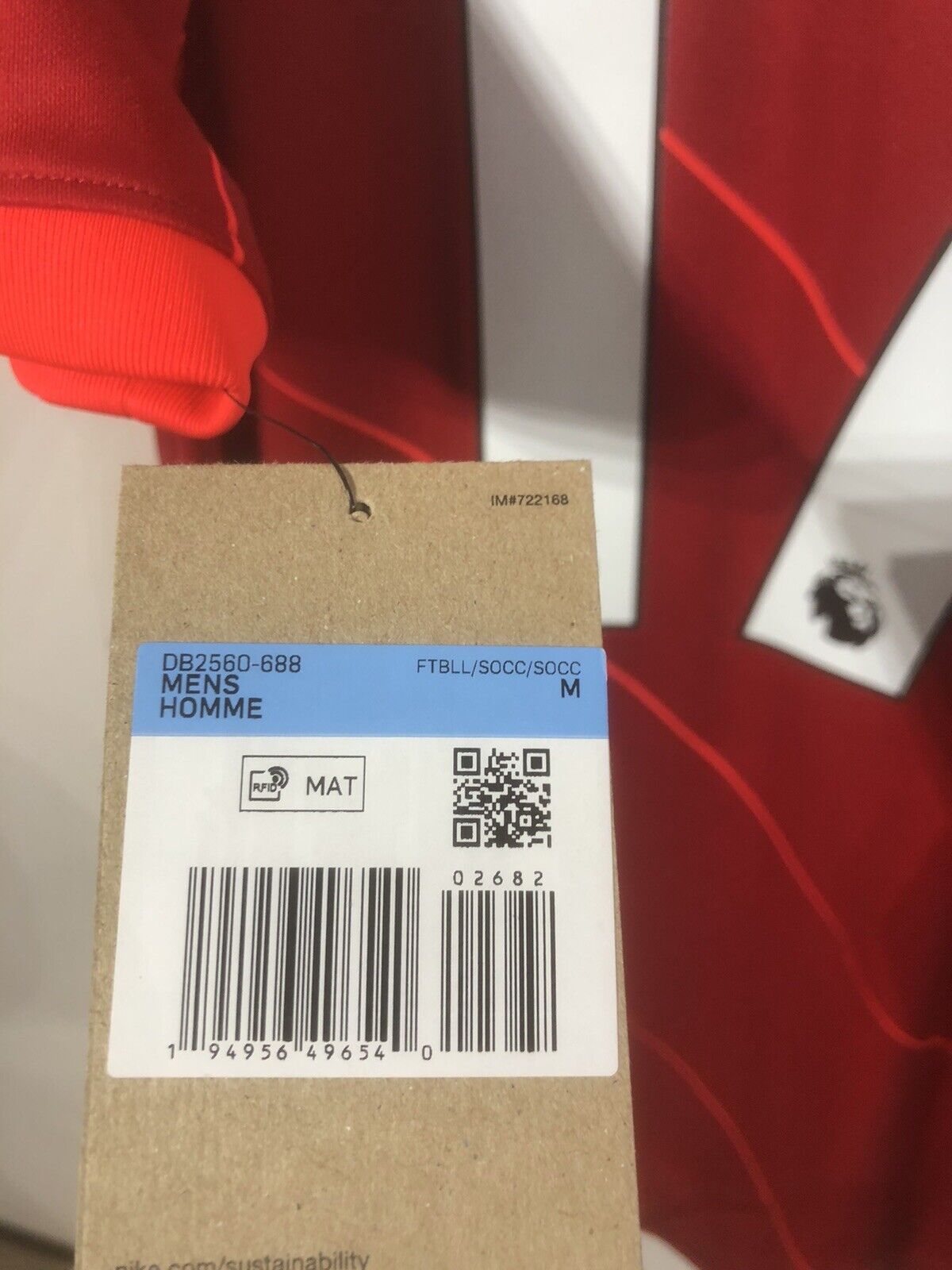 Jones #17 Liverpool Medium BNWT 2021/22 Home Shirt Nike