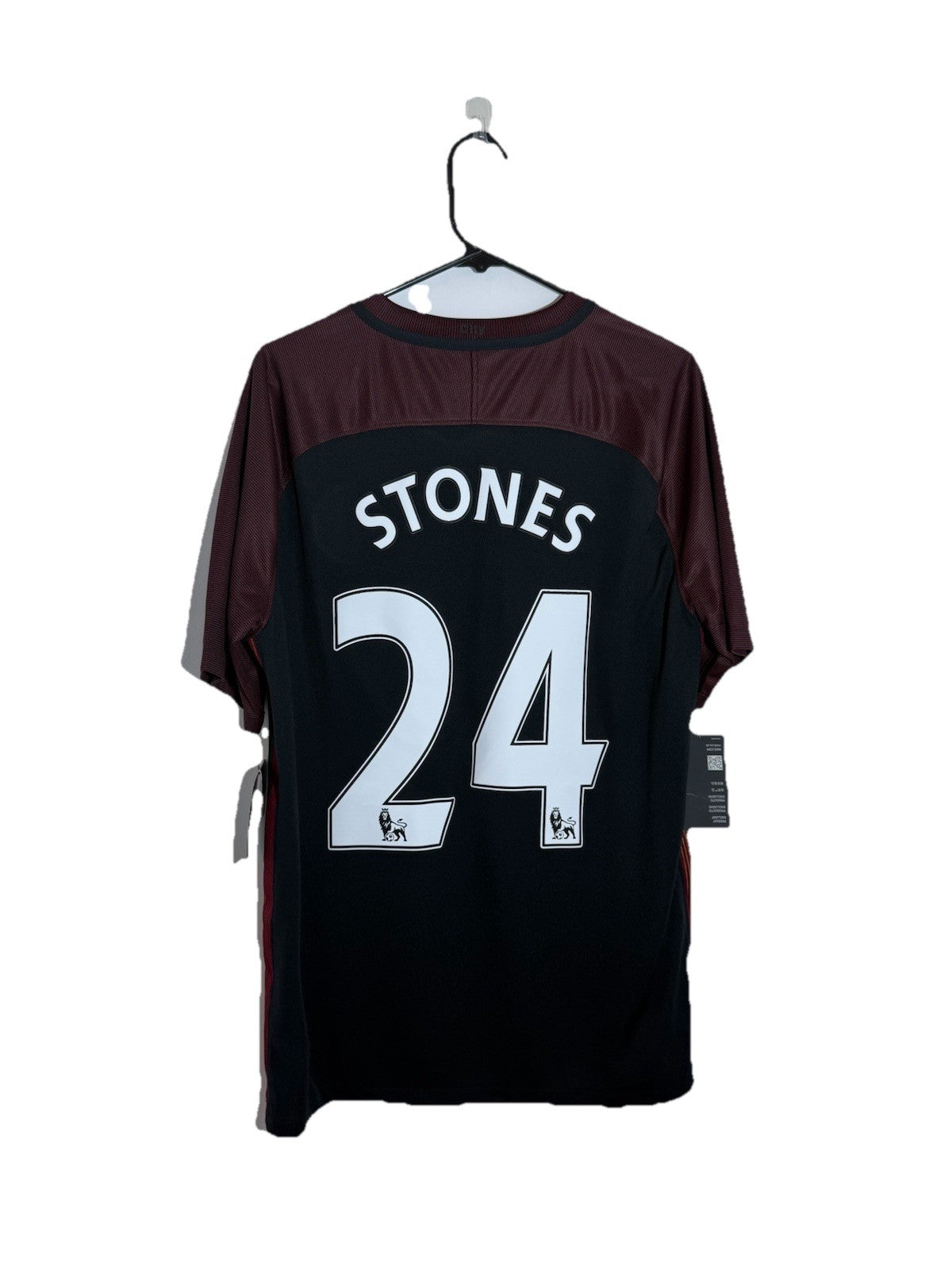 Manchester City Stones #24 2016/17 Large Away Football Shirt BNWT 776903-011