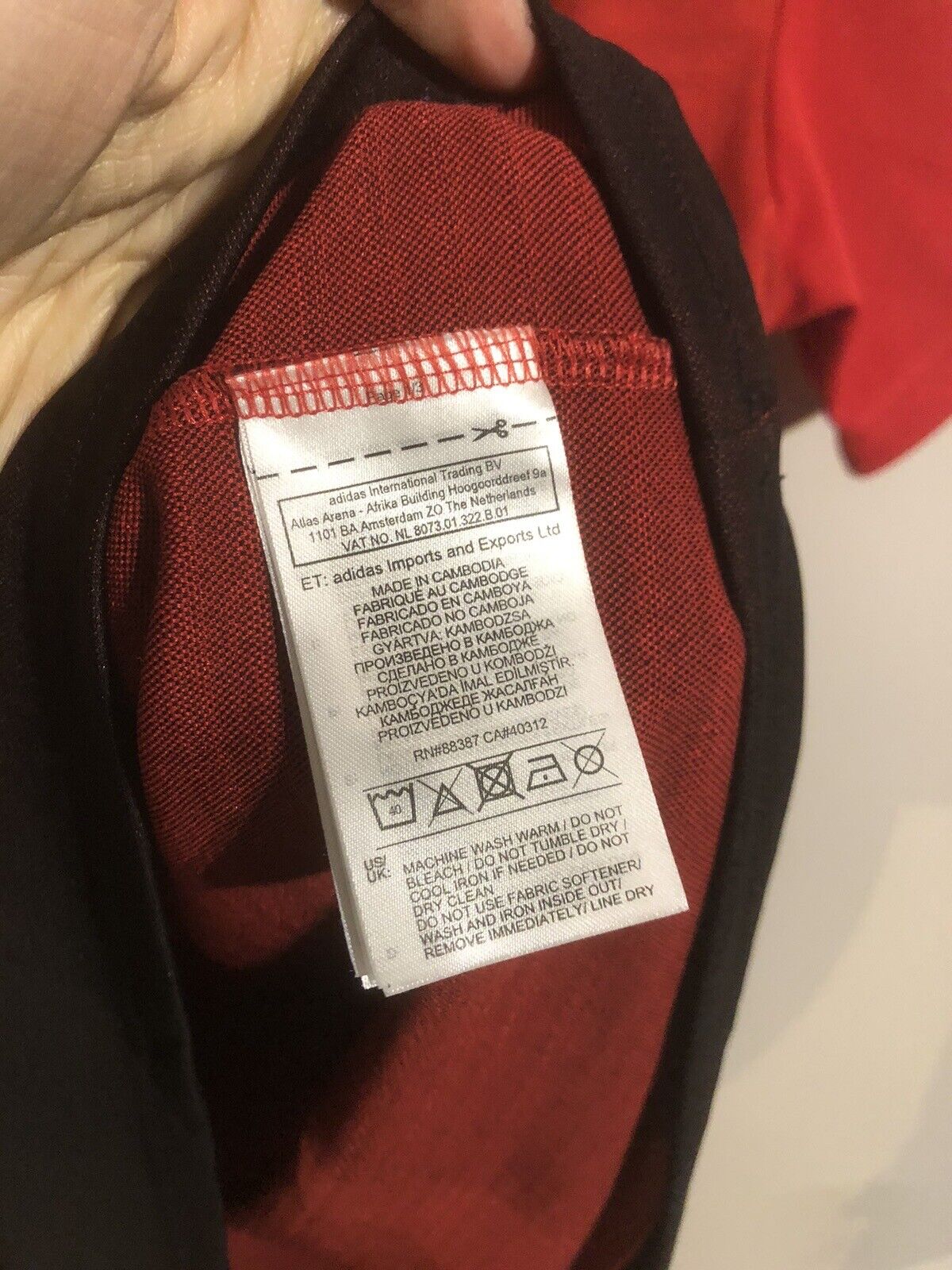 Shaw #23 Manchester United Medium 2018/19 Home Shirt Adidas Excellent Condition