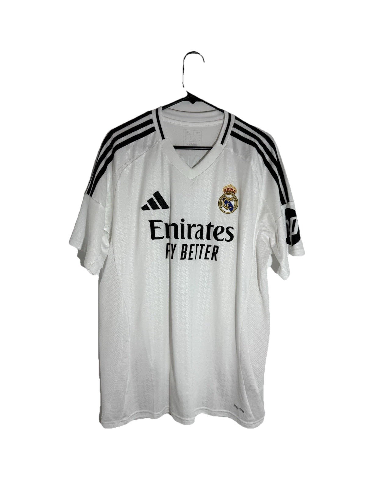 Real Madrid Bellingham #5 2024/25 XL Home Shirt Excellent Condition IU5011