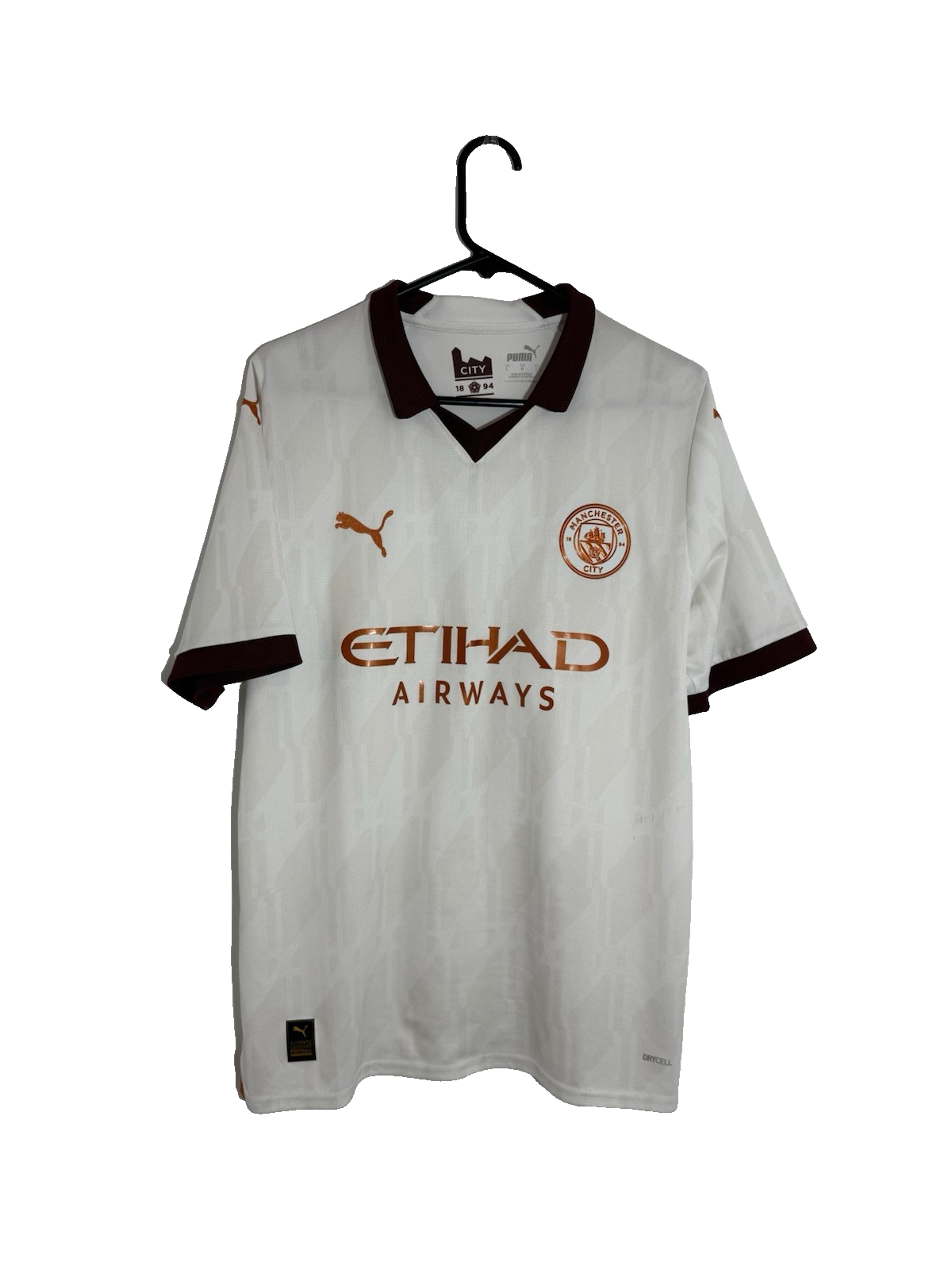 Manchester City Haaland #9 2023/24 Large Away Excellent Condition 770449-02