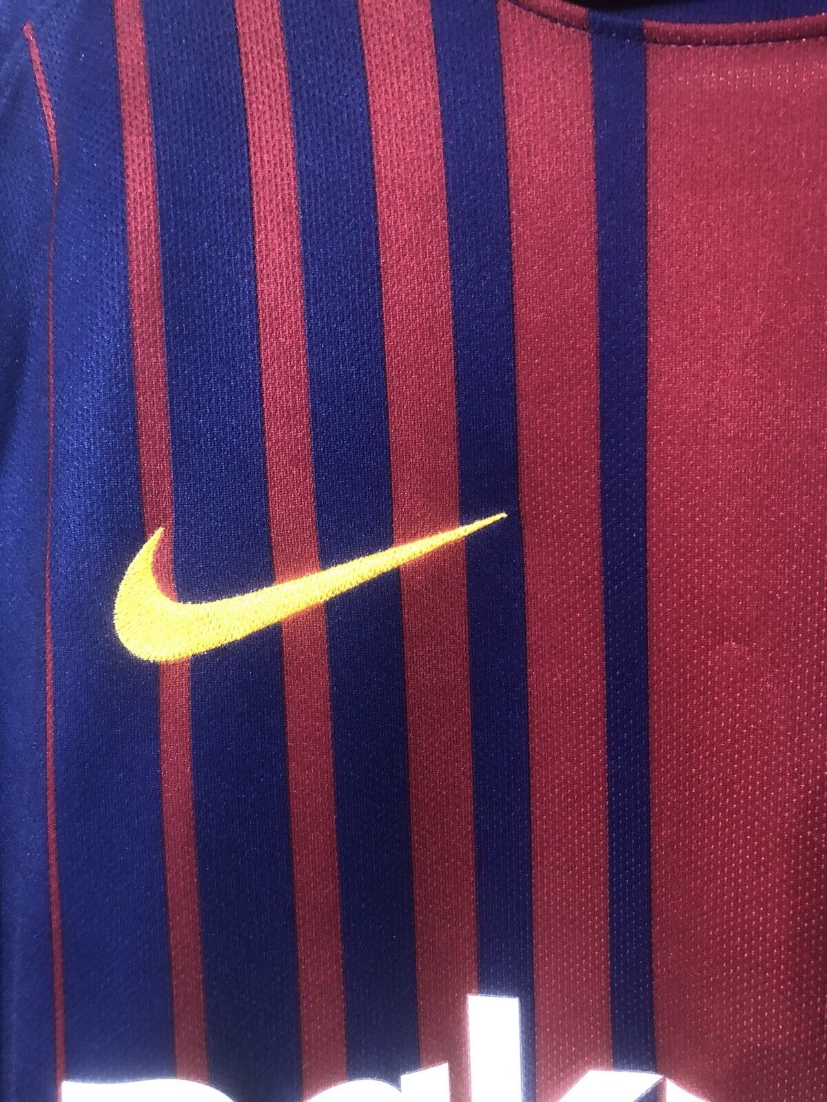 Suarez 9 Barcelona Xl 2017 18 Home Shirt Nike Excellent Condition 847255 457