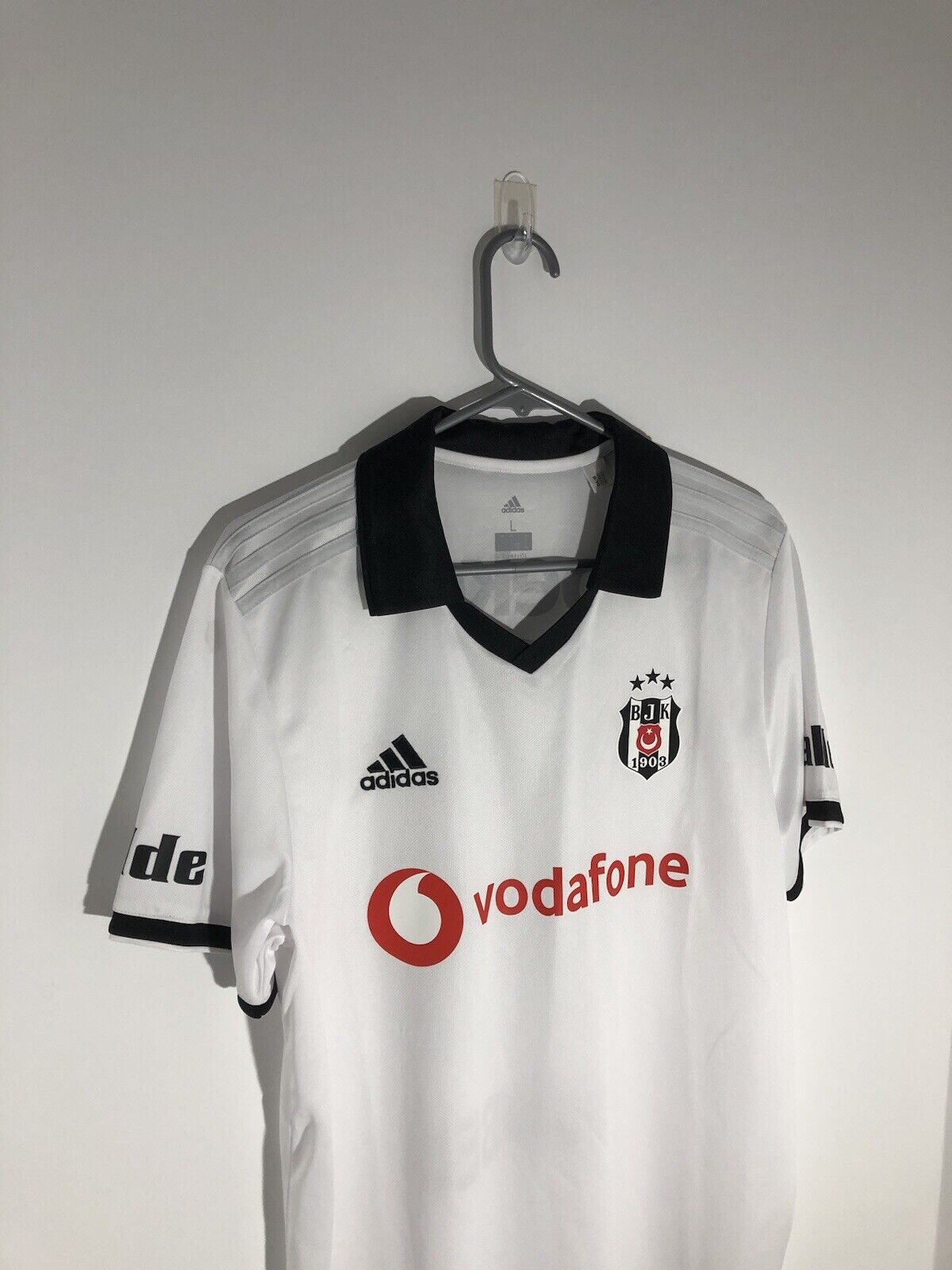 R Babel 8 Besiktas Large Home 2018 19 Shirt Adidas Excellent Condition Cg0691