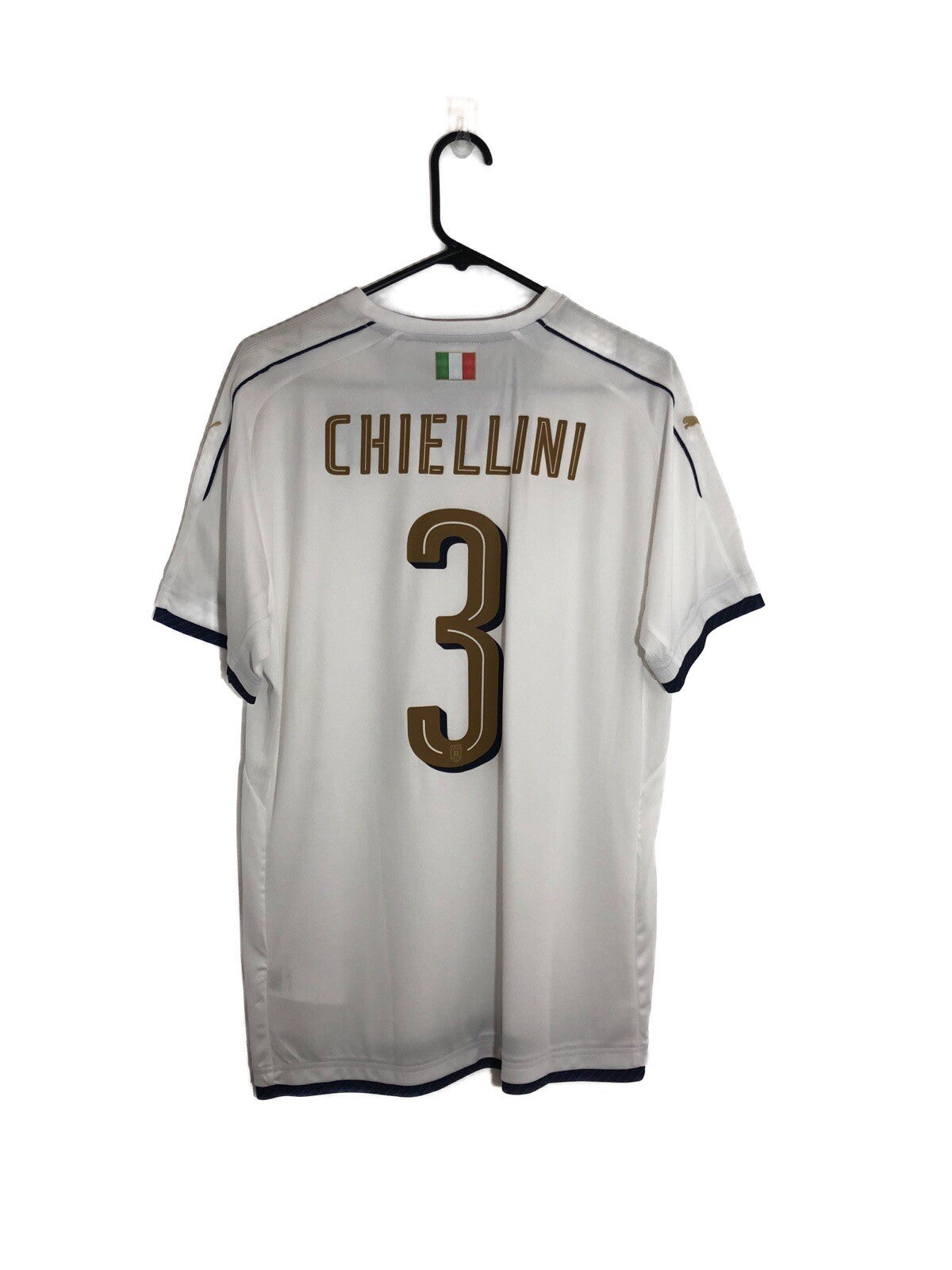 Italy Chiellini #3 2018 Large Away Tribune Shirt BNWT 749574-04