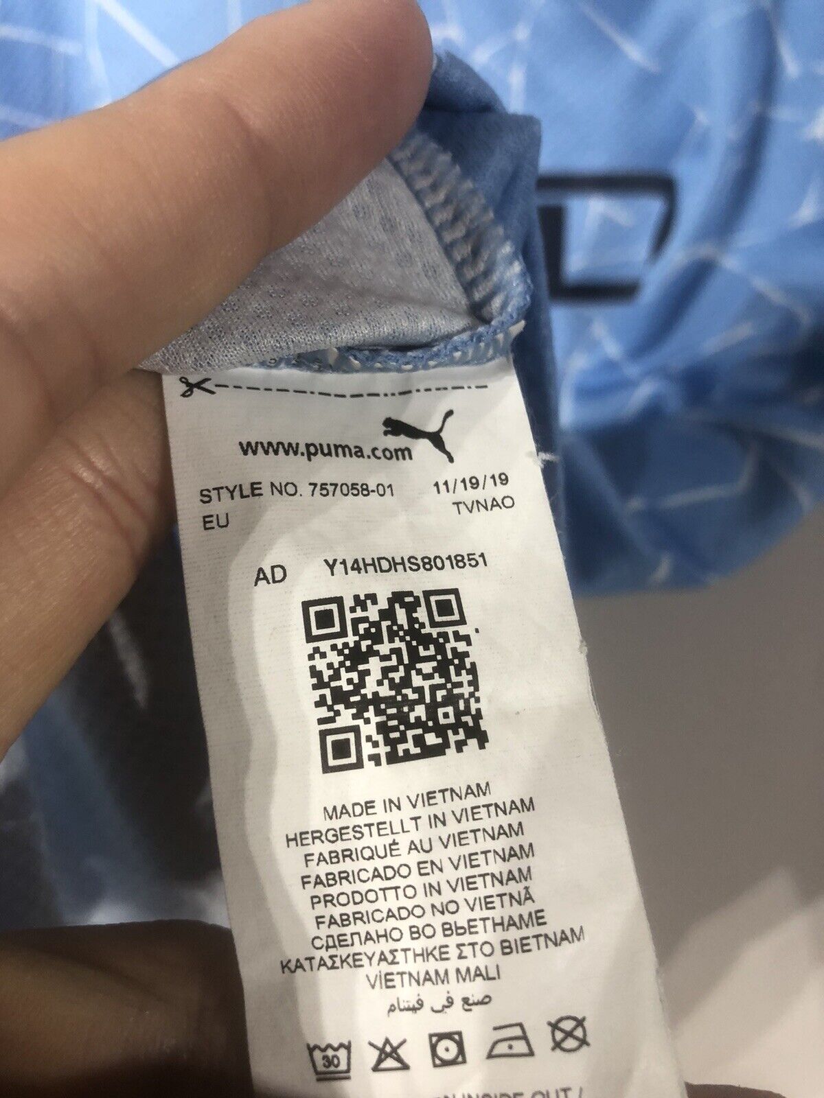 Foden 47 Manchester City 2020 21 Home Medium Shirt Excellent Condition 757058 01