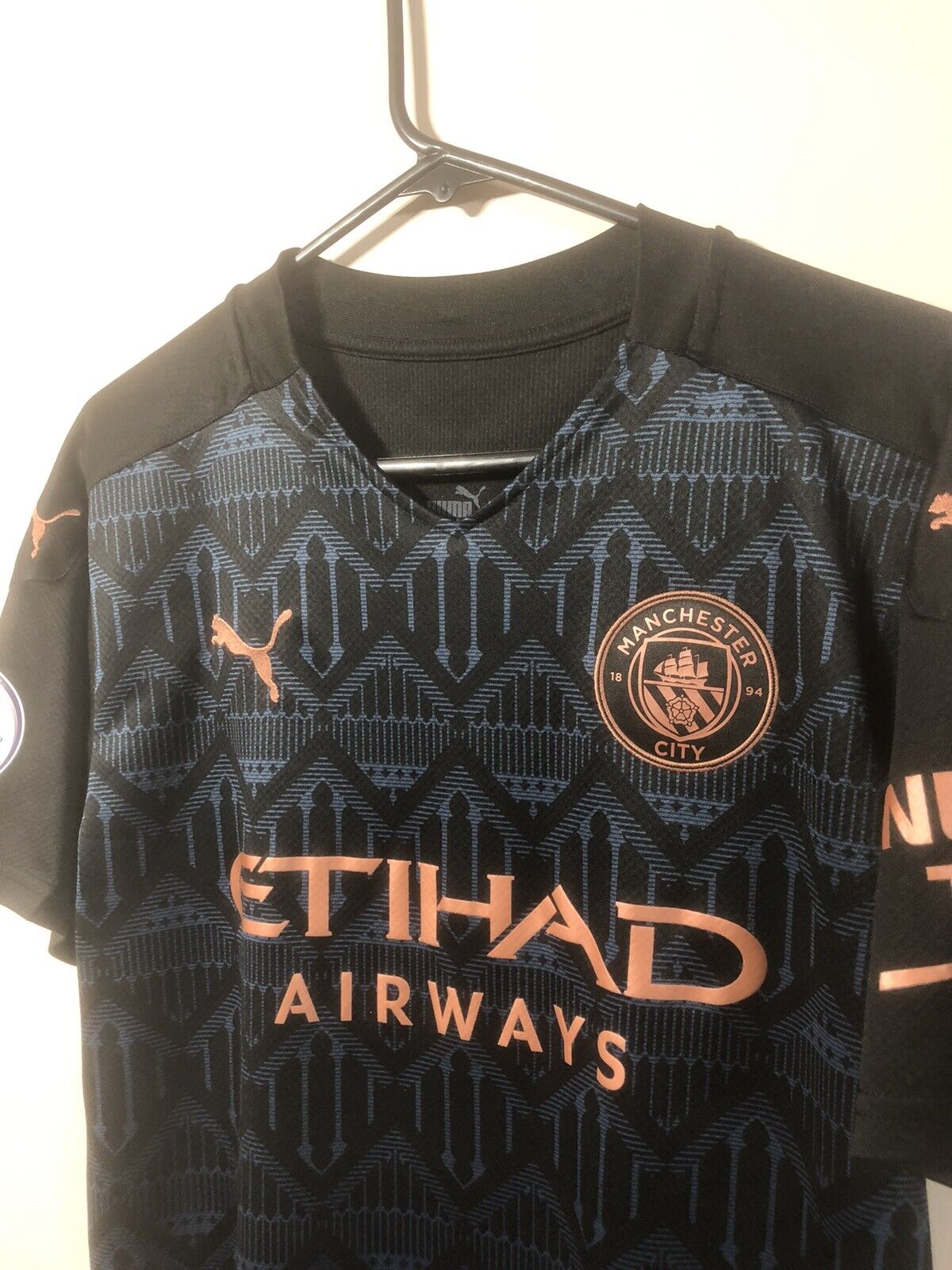 Foden #47 Manchester City 2020/21 Medium Away Shirt Excellent Conditi 757065-02