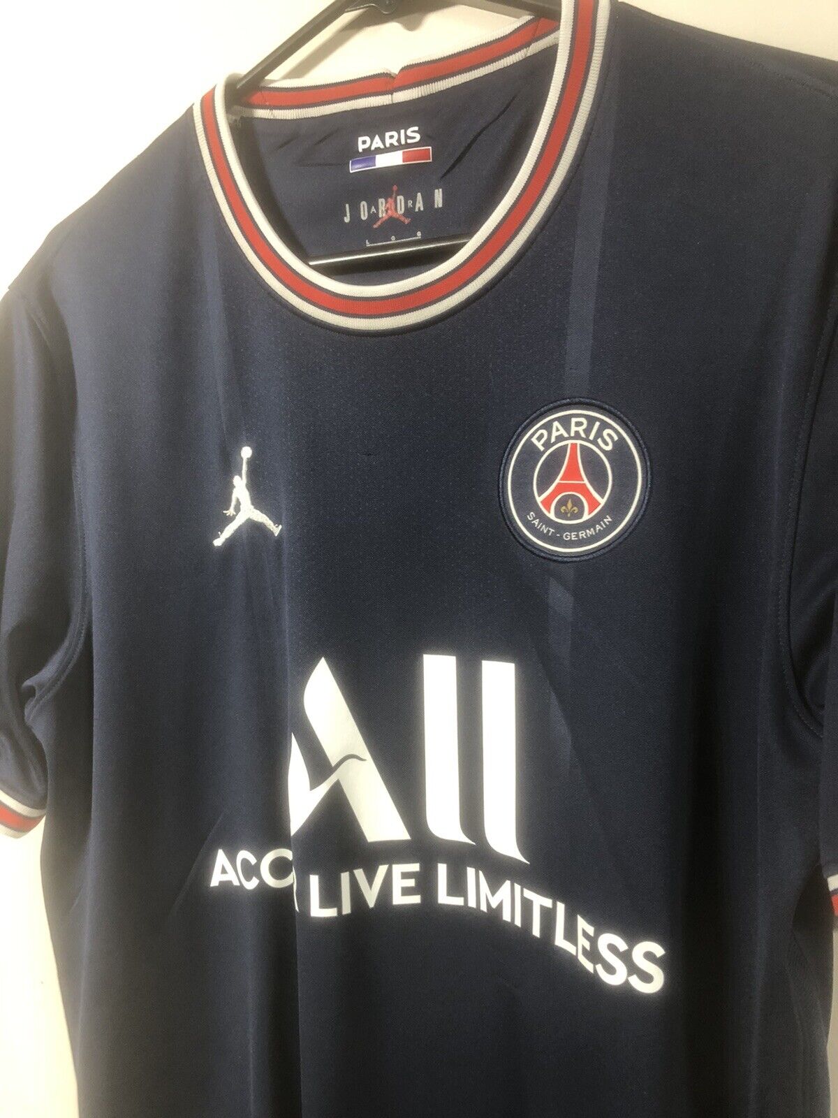 Messi #30 Paris St Germain 2021/22 Large Home Shirt Very Good Condition
