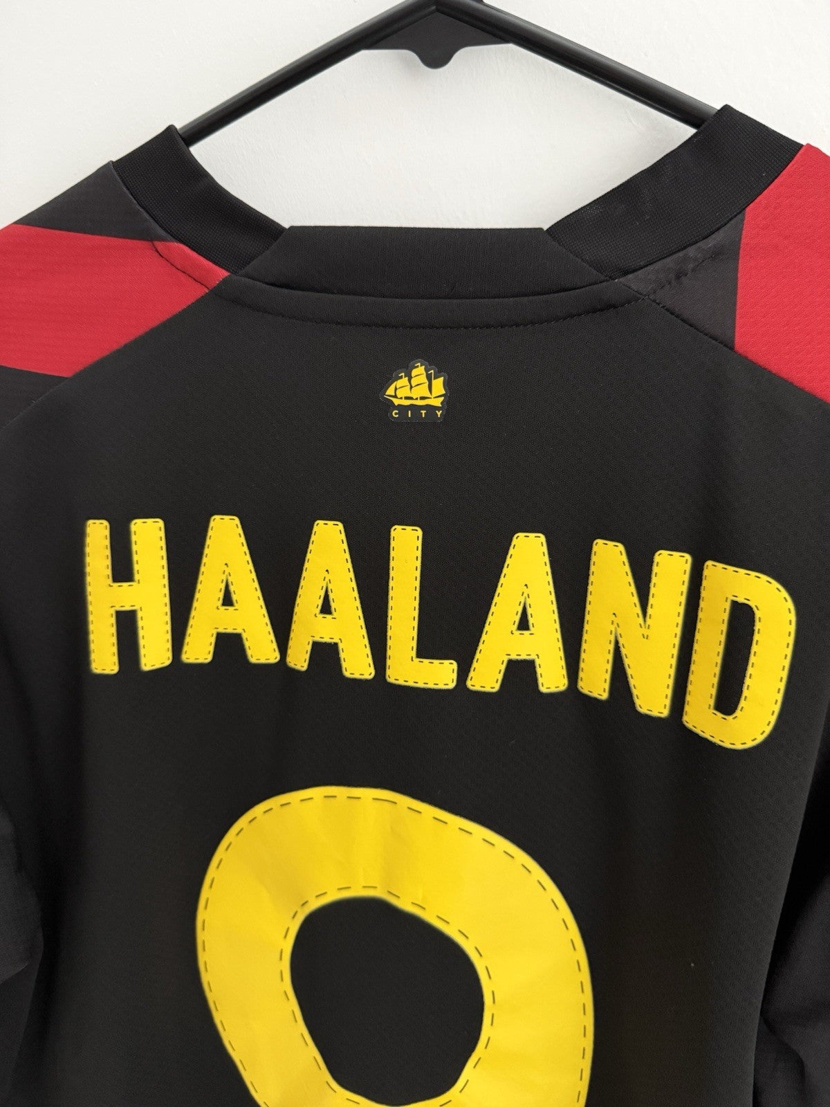 Manchester City Haaland #9 2022/23 Medium Away CL Shirt BNWT 765722-02