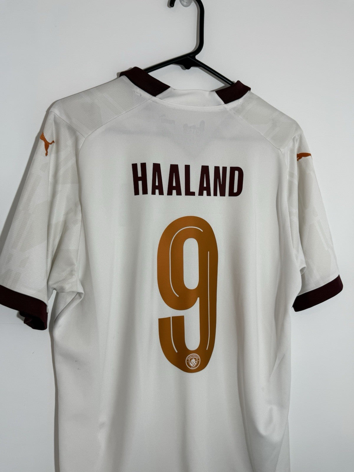 Manchester City Haaland #9 2023/24 Large Away Excellent Condition 770449-02