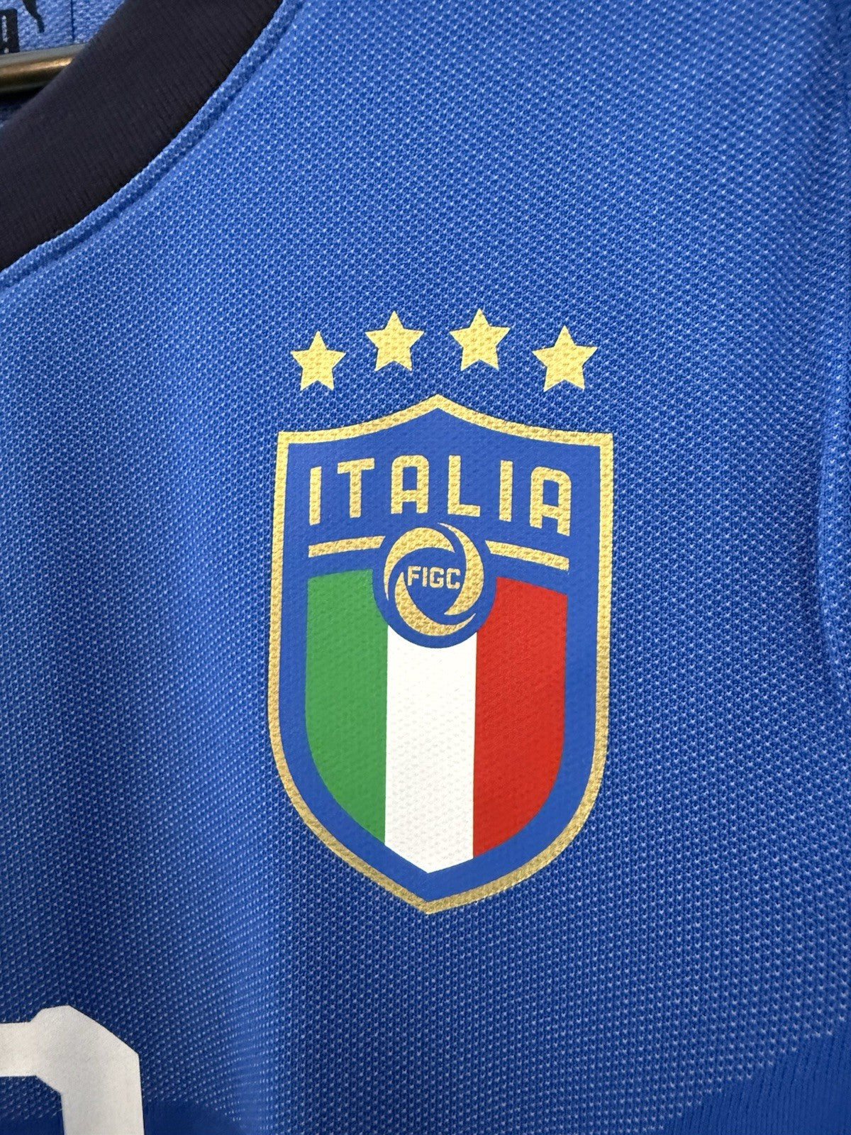 Italy Chiellini #3 2018 Home Large Football Shirt Puma BNWT 752265-01