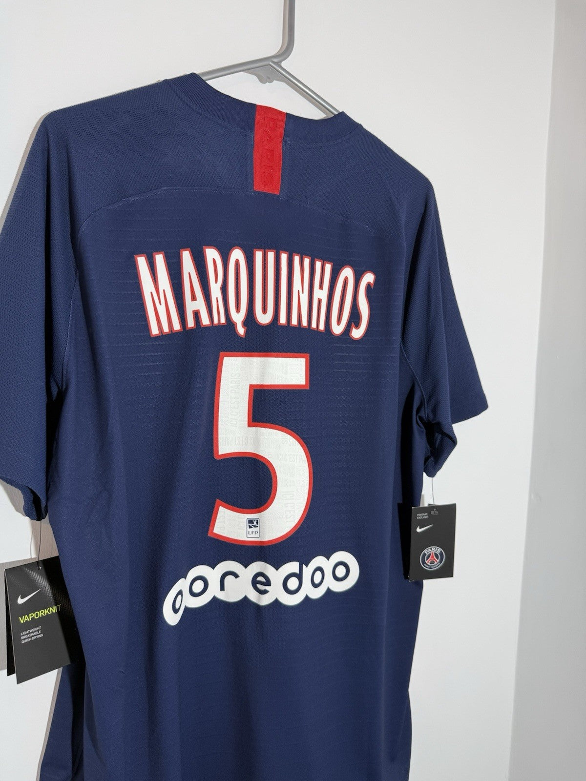 Paris St Germain Marquinhos #5 Vaporknit XL Home 2019/20 Shirt BNWT CQ0350-410