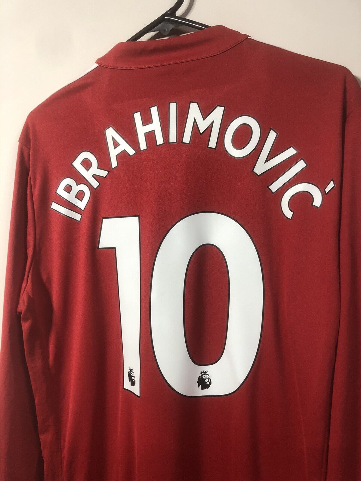 Ibrahimovic #10 Manchester United 2017/18 Home Medium Excellent Condition AZ7586