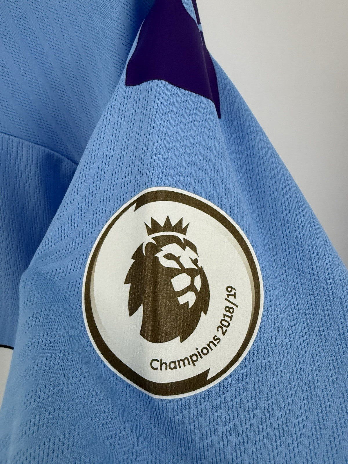 Manchester City Foden #47 2019/20 Large Home Shirt Excellent Condition 755586-01
