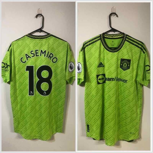 Casemiro #18 Manchester United 2022/23 3rd Authentic Large Shirt Adidas BNWT