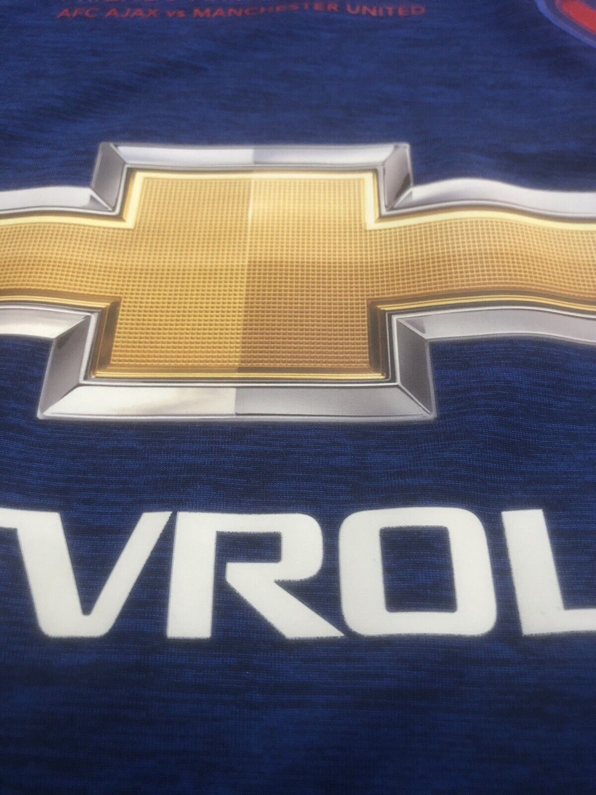 Manchester United 2016 17 Large Ls Away El Final Excellent Condition Ai6703