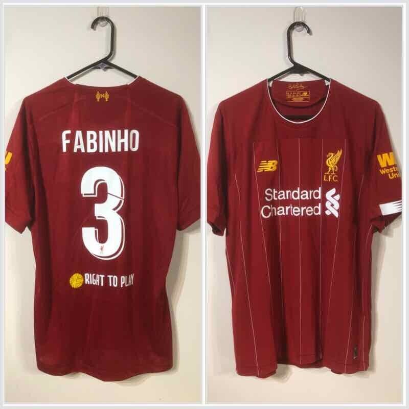 Fabinho #3 Liverpool Large CL 2019/20 Home Shirt Jersey New Balance BNWT