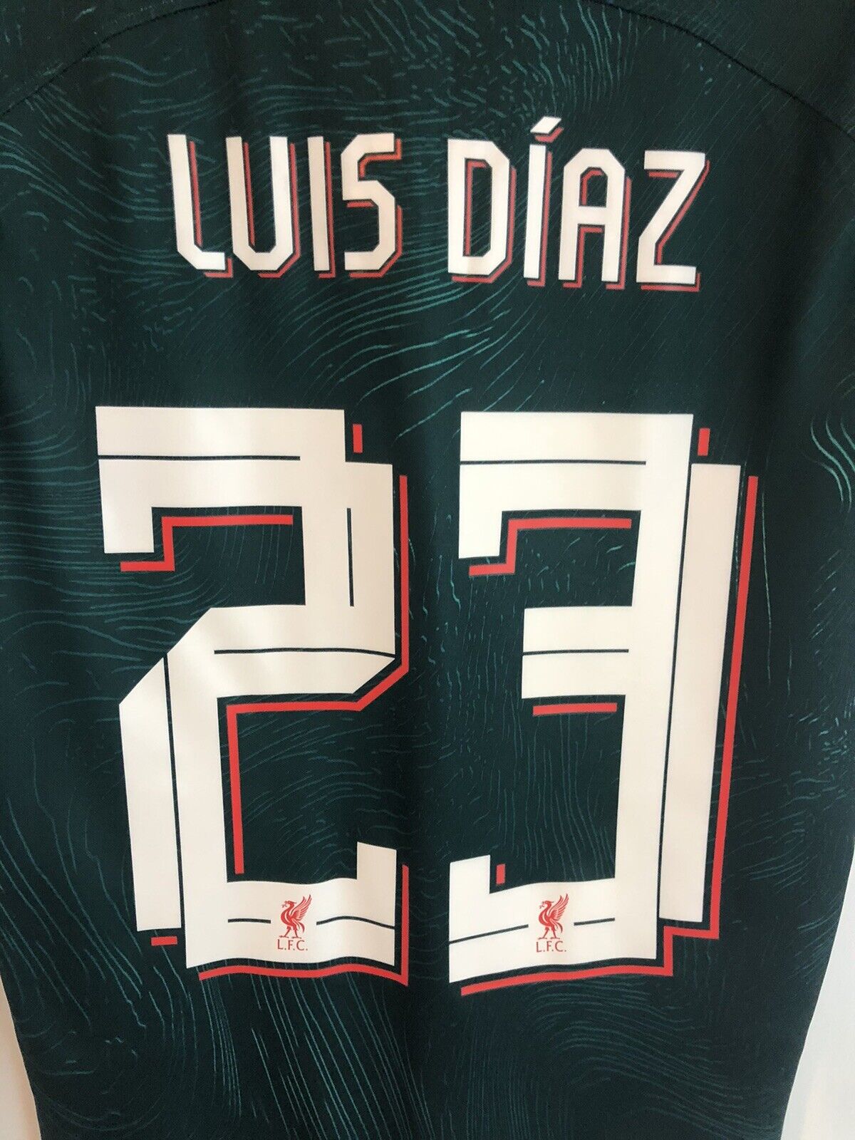 Luis Diaz 23 Liverpool Small 2022 23 3rd Shirt Excellent Condition Dm1835 377
