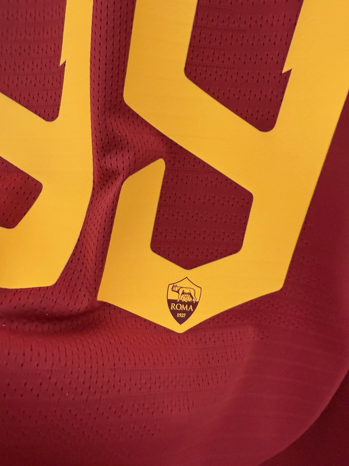 AS Roma Kluivert #99 2019/20 Vaporknit Home XL Excellent Condition AJ5266-613