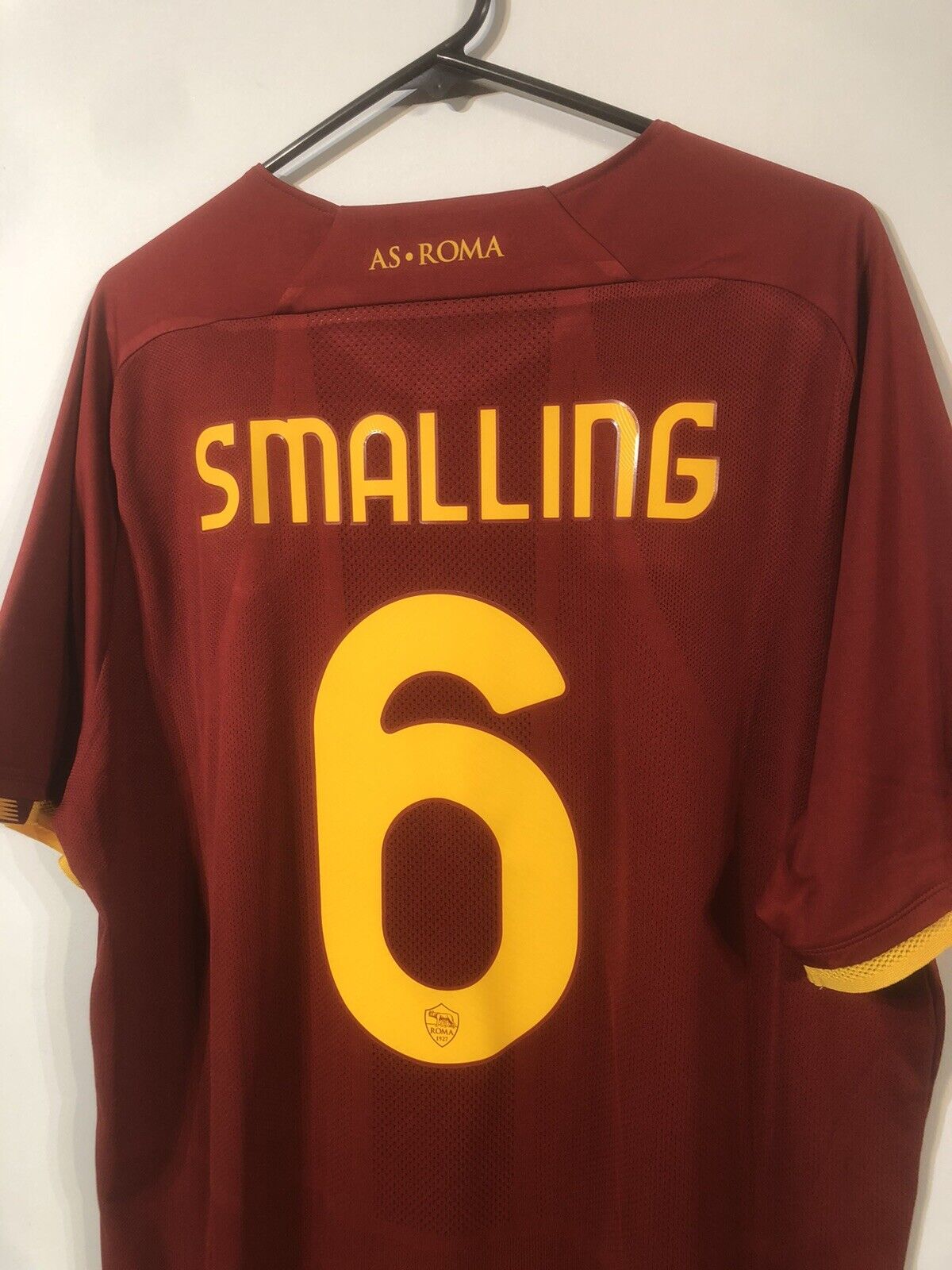 Smalling #6 AS Roma Home 2021/22 X-Large Football New Balance Excellent Conditio