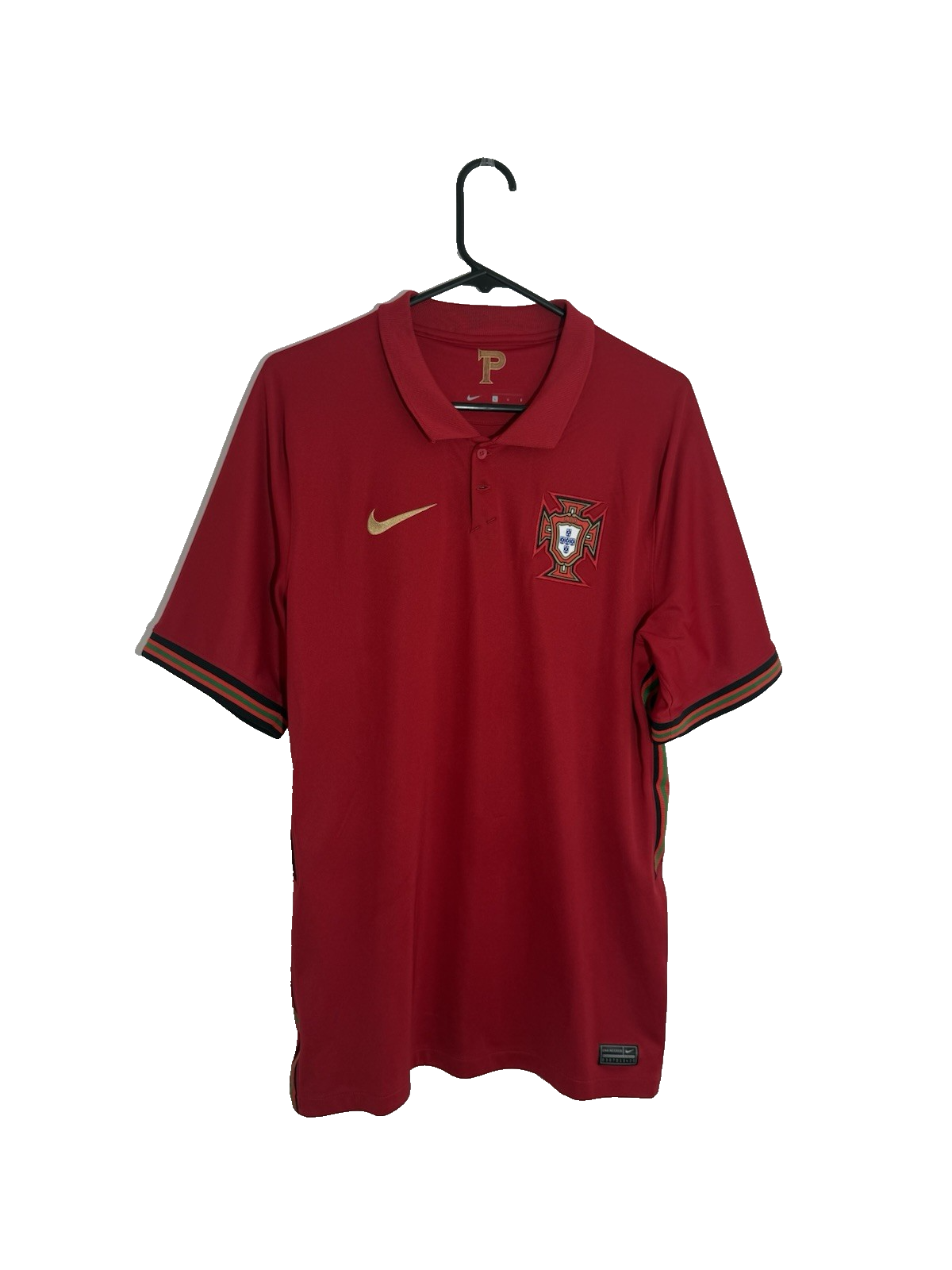 Portugal Ronaldo #7 2020 Home Large Shirt Nike Excellent Condition CD0704-687