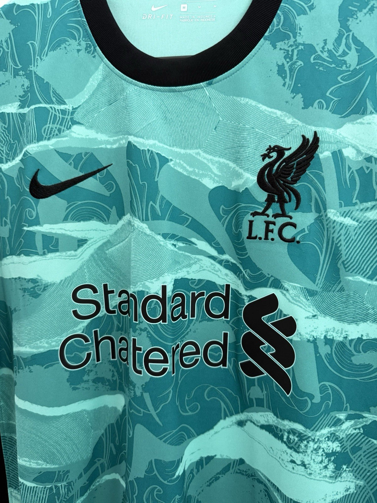 Liverpool Fabinho #3 2020/21 CL Medium Away Shirt Nike BNWT CZ2635-354