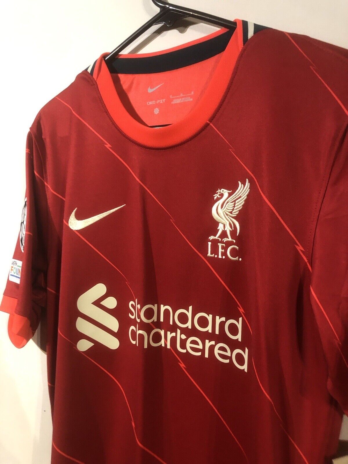 Henderson #14 Liverpool Medium BNWT 2021/22 Champions League Home Shirt Nike