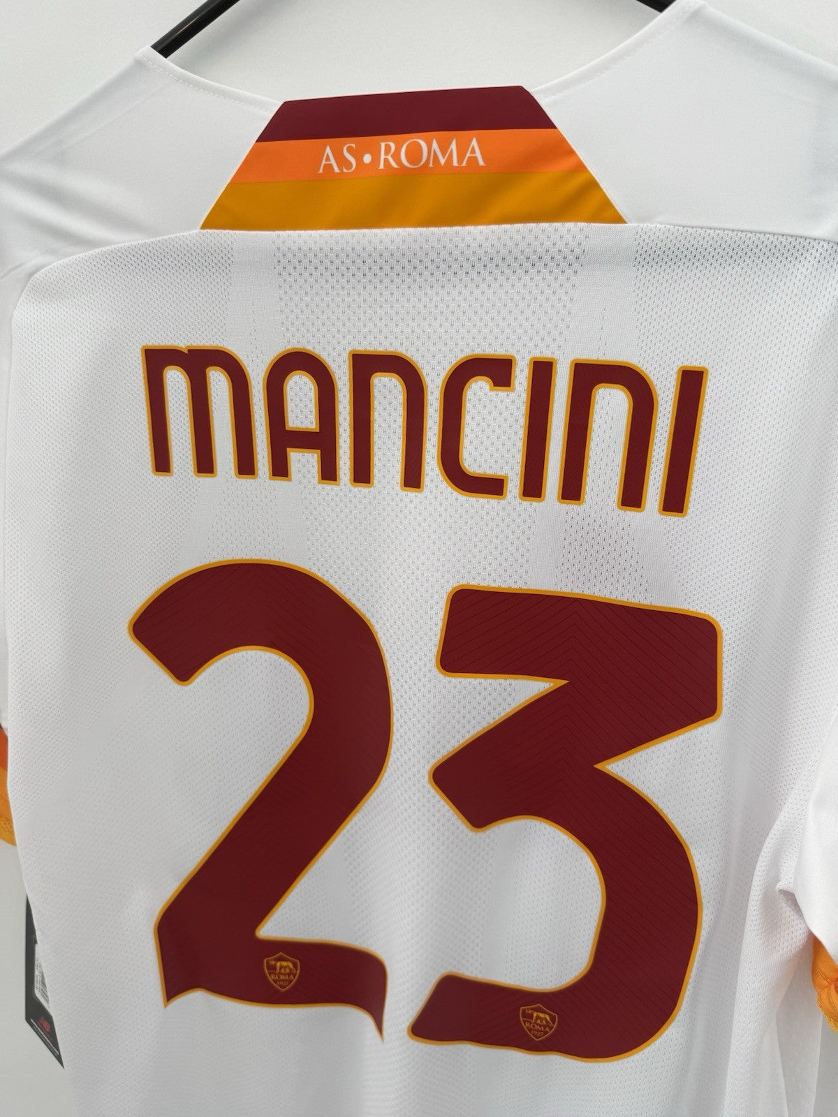 AS Roma Mancini #23 2021/22 XL Away Authentic Shirt New Balance BNWT MT130235