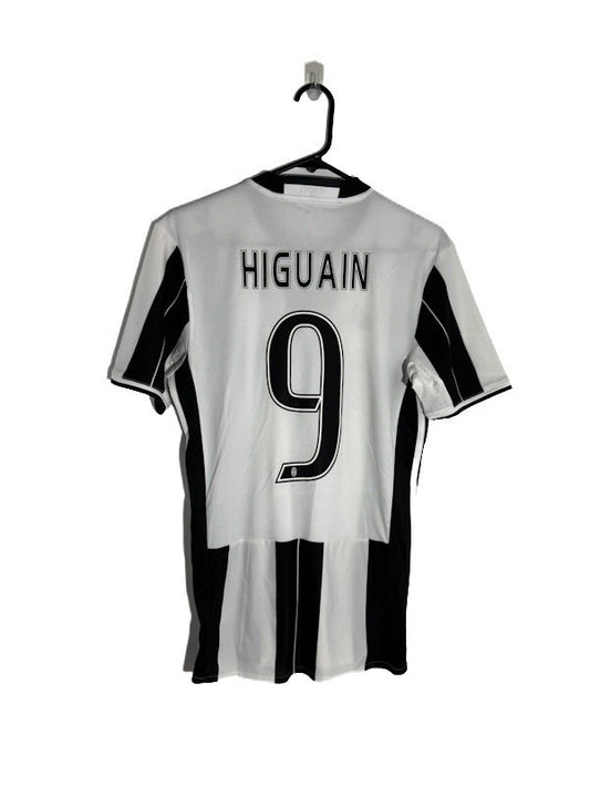 Juventus Higuain #9 2016/17 Home Small Football Shirt Excellent Condition AI6241