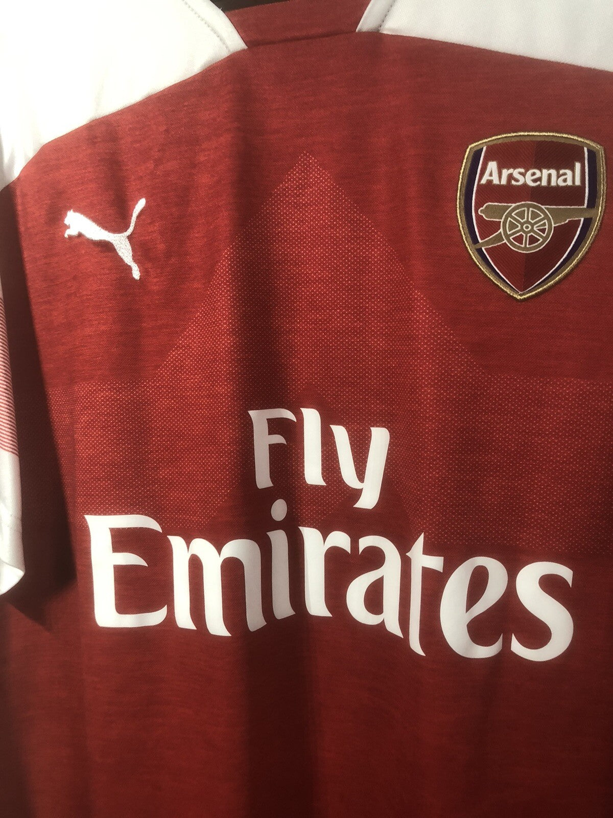 Arsenal Ramsey #8 2018/19 XXL Home Shirt Puma Excellent Condition 753209-12
