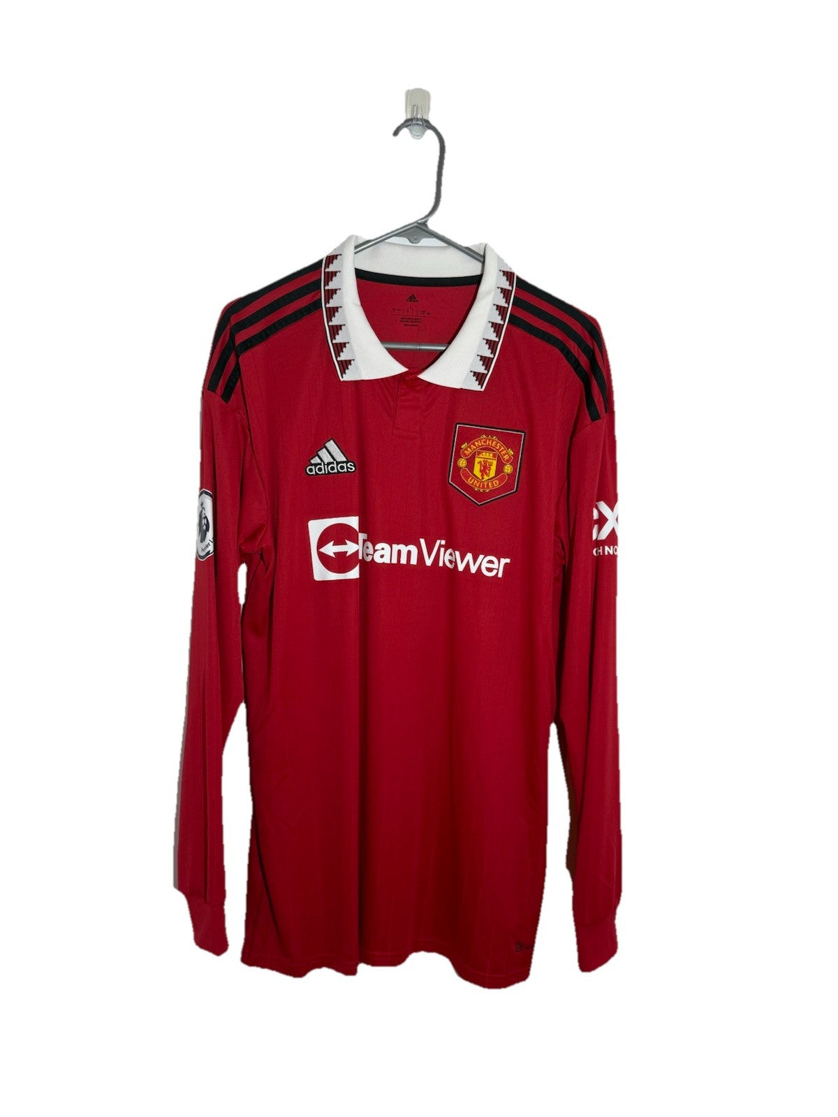 Manchester United Garnacho #49 2022/23 Large L/S Home Shirt BNWT H64044