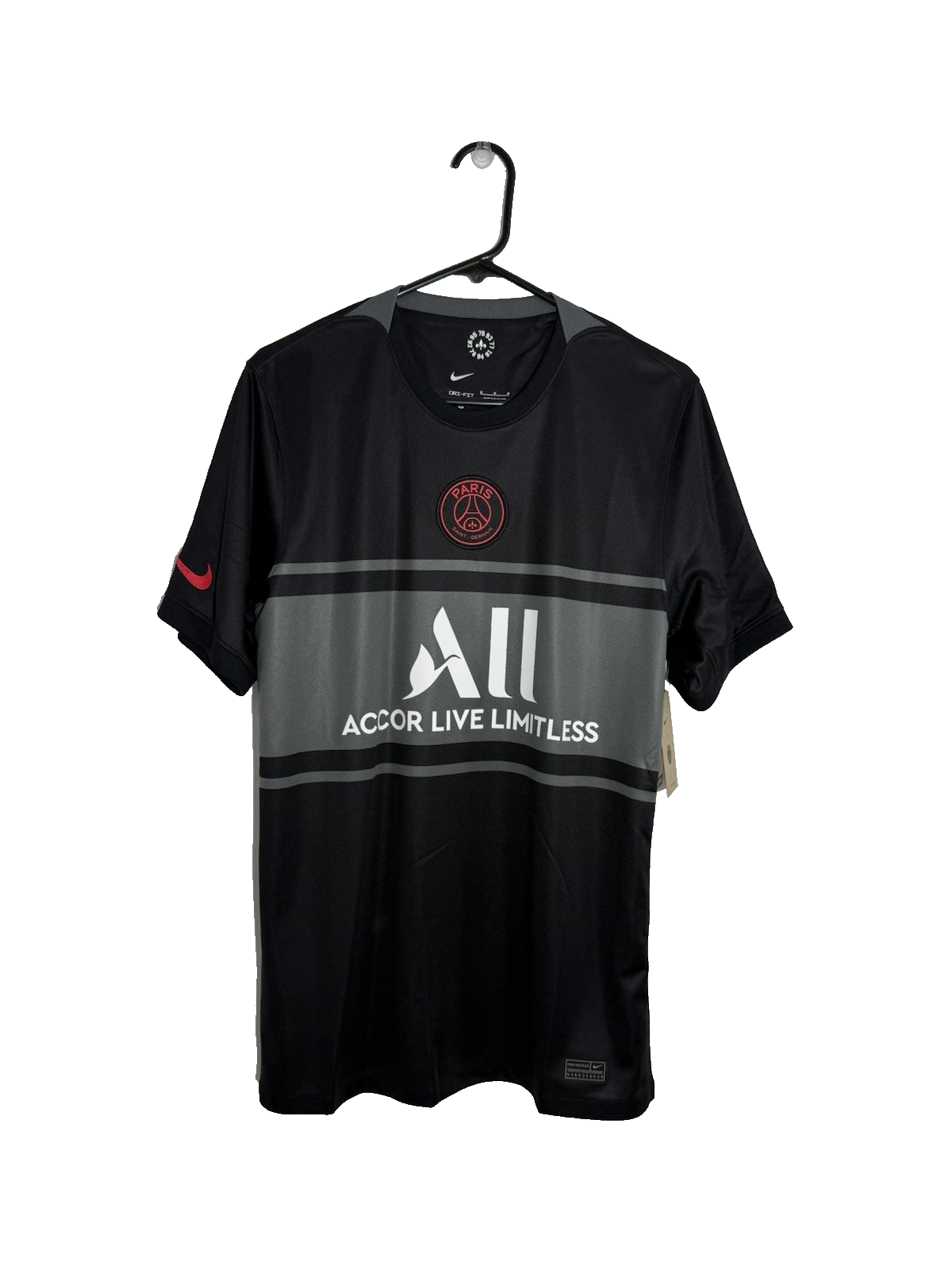 PSG Mbappe #7 2021/22 Medium 3rd Shirt Nike BNWT DB5900-011