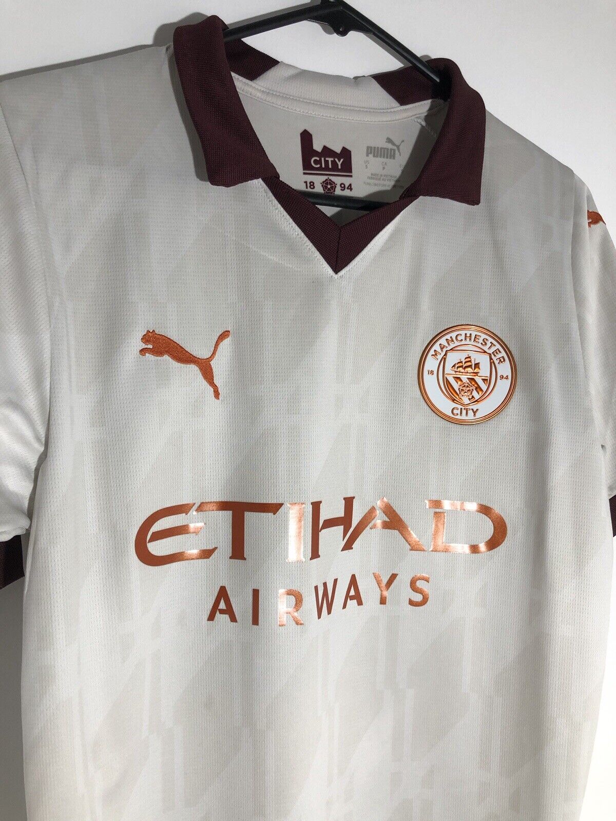 Haaland 9 Manchester City 2023 24 Small Away Shirt Excellent Condition 770449 02