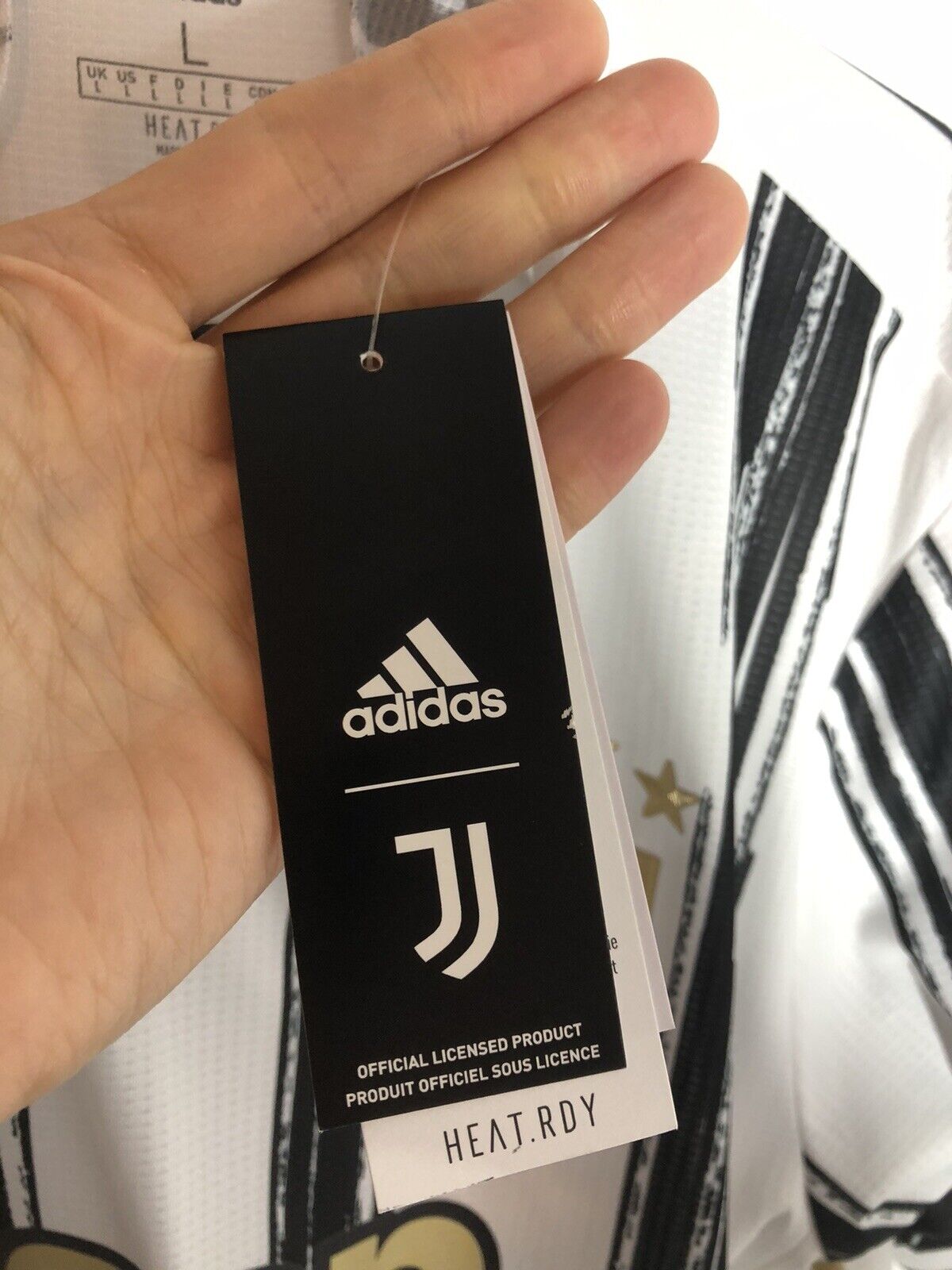 Bonucci 19 Juventus 2020 21 Large Authentic Home Shirt Brand New With Tag Gj7601
