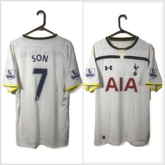Son 7 Tottenham Hotspur 2014 15 Large Home Under Armour Very Good Condition