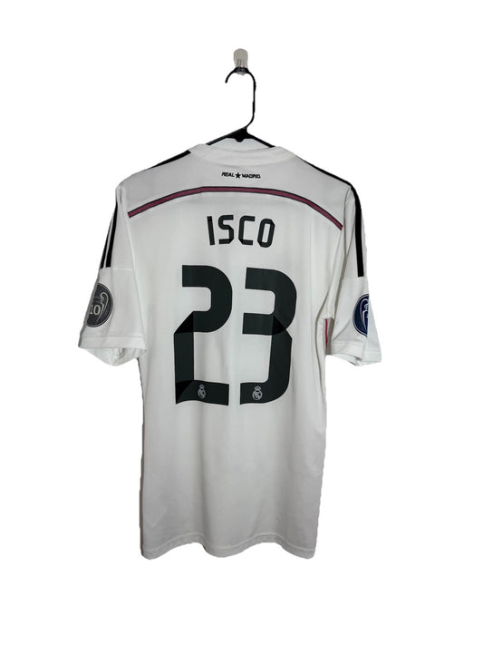 Real Madrid Isco #23 2014/15 Small Home CL Shirt Excellent Condition M38202