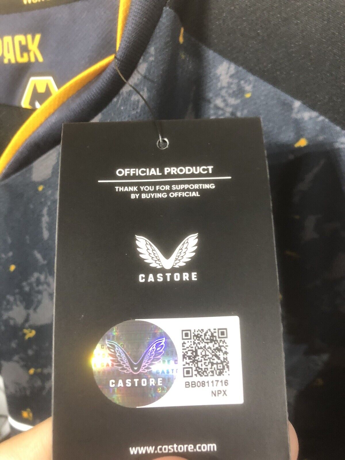 Fabio Silva #17 BNWT Wolves 2021/22 Large Away Football Shirt Jersey Castore